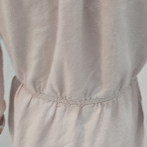 Jessica Simpson Pale Blush Shirt Mini Dress - Picture 7 of 8